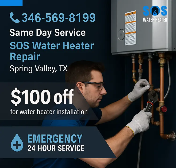 SOS Water Heater Spring Valley offer